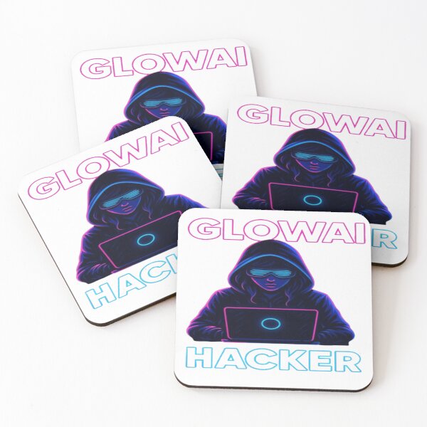 Item preview, GlowAI Hacker – Neon Cyberpunk Tech Art designed and sold by GlowAIDesigns.