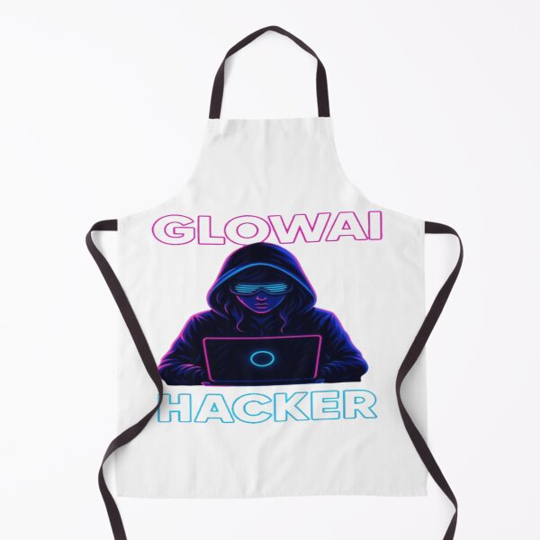 Item preview, GlowAI Hacker – Neon Cyberpunk Tech Art designed and sold by GlowAIDesigns.