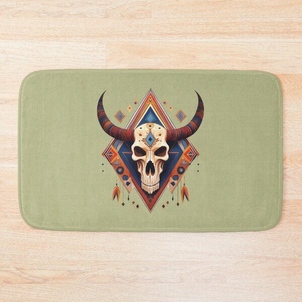 Item preview, Taurus skull graphic design designed and sold by Clara Fruggeri.