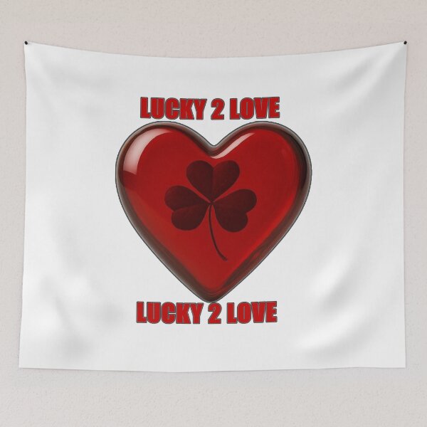 Item preview, Love, luck, heart, clover, romantic, bold, vibrant, gift, designed and sold by hardingcarl2.