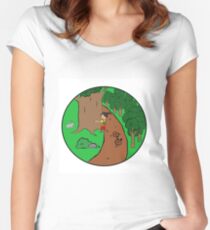 Be More Kind To The Nature Women's Fitted Scoop T-Shirt
