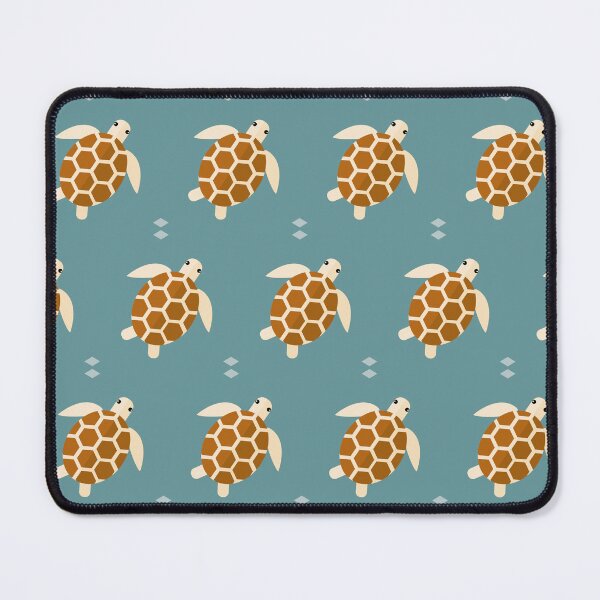 Item preview, Sea turtles on blue designed and sold by reneesillus.