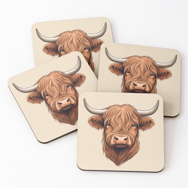 Item preview, Cute Scottish Highland Cow - Digital Art | WanderUpNorthCo. designed and sold by WanderUpNorth.