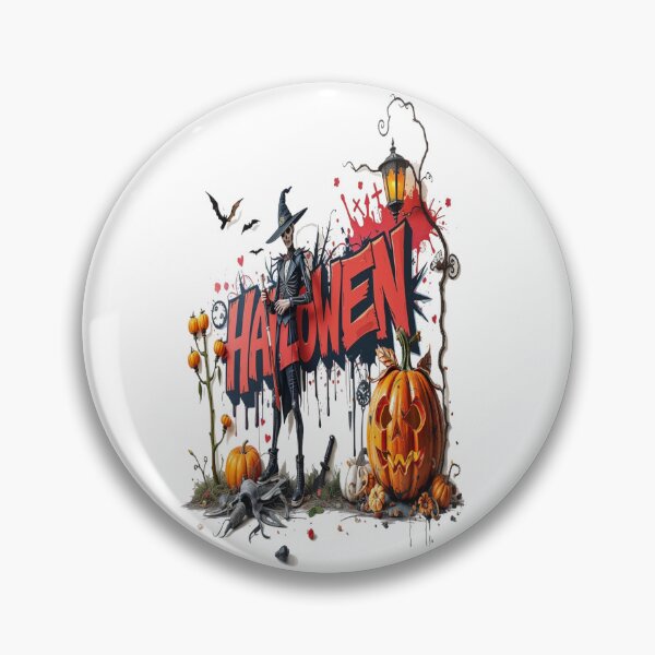 Item preview, halloween pumpkin graffiti art cool  designed and sold by atomsama.
