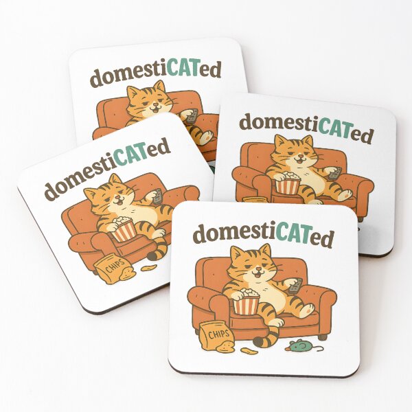 Item preview, domestiCATed – Funny Cat Lover Shirt designed and sold by SVALANART.