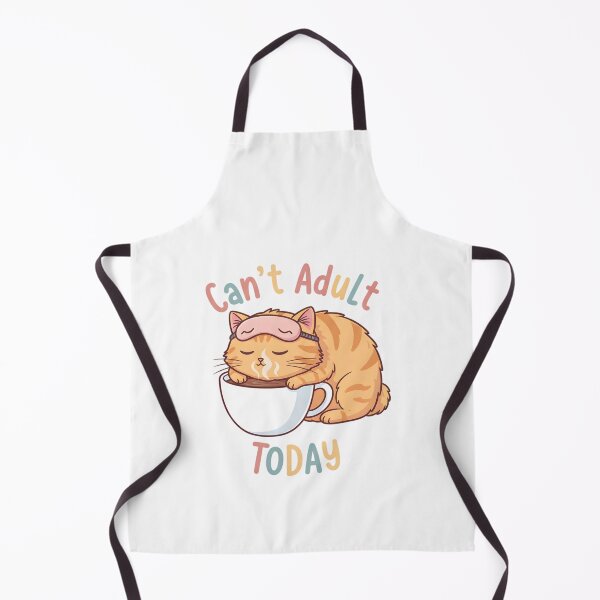 Item preview, Can’t Adult Today – Lazy Day Funny Cat Shirt designed and sold by MofazStyle.