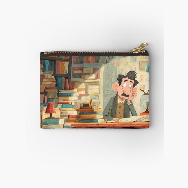Item preview, The Thoughtful Librarian Illustration designed and sold by Chytanka.