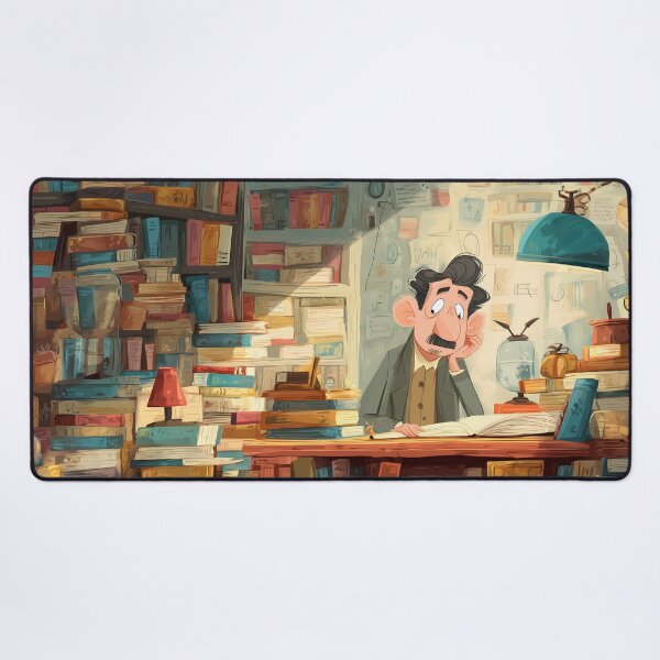 Item preview, The Thoughtful Librarian Illustration designed and sold by Chytanka.