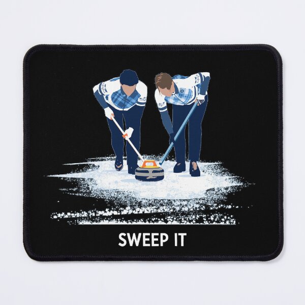 Item preview, Scottish Curling Design Sweep It | Scotland Winter Sport Gift designed and sold by Loom on the Loch.