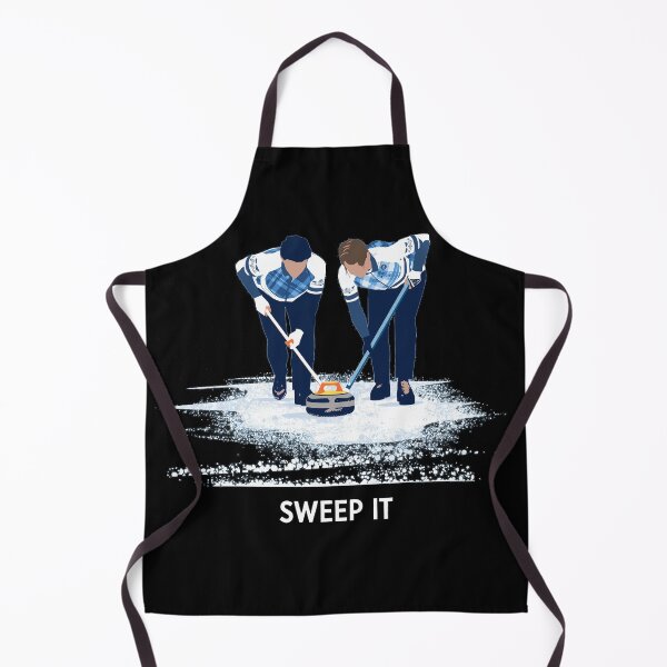 Item preview, Scottish Curling Design Sweep It | Scotland Winter Sport Gift designed and sold by Loom on the Loch.