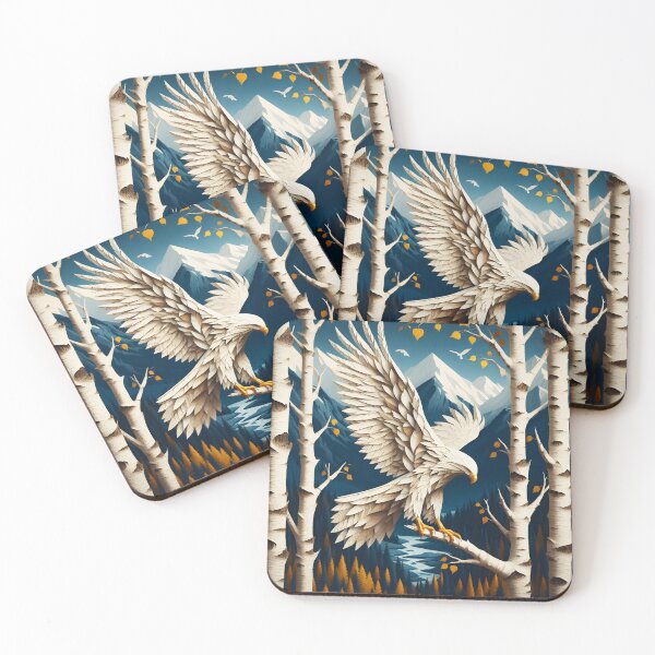 Item preview, Birchbark Eagle, Ai Generated Art  designed and sold by ACC .