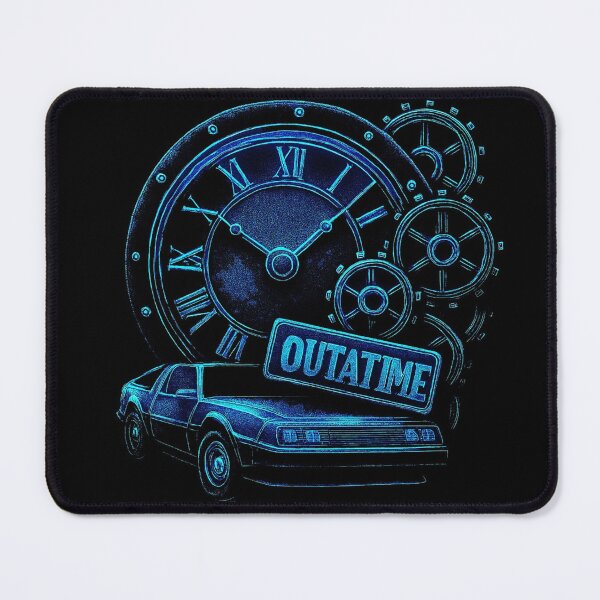 Item preview, Great Scott! Neon DeLorean & Clock Tower Design designed and sold by Kray80.