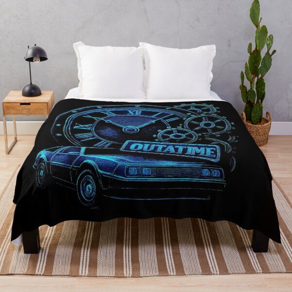 Item preview, Great Scott! Neon DeLorean & Clock Tower Design designed and sold by Kray80.