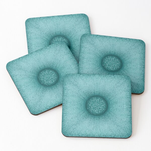 Item preview, Tile "Poof" turquoise color designed and sold by Cherevan.