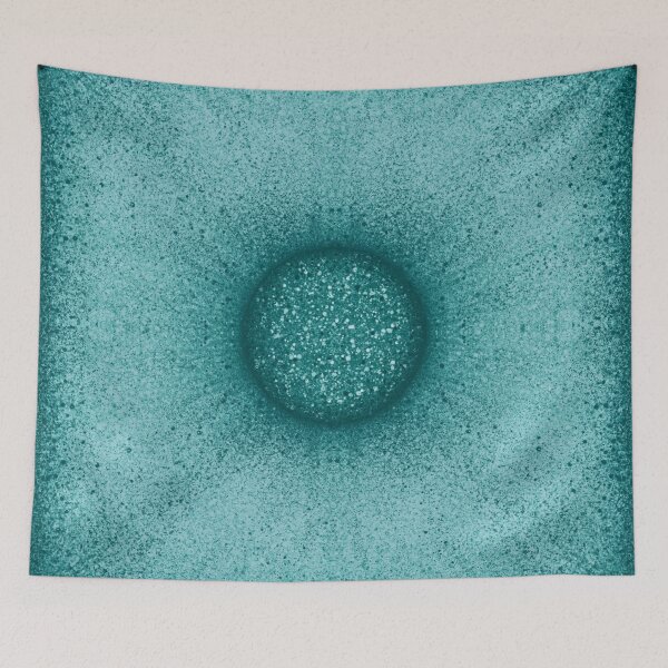Item preview, Tile "Poof" turquoise color designed and sold by Cherevan.