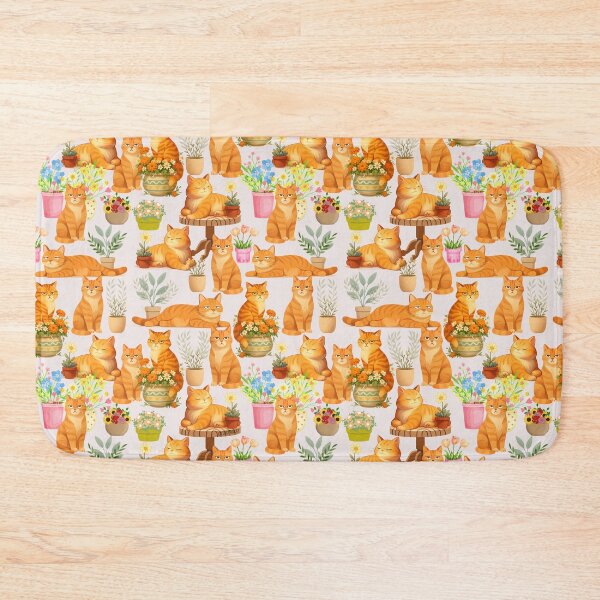 Item preview, Modern Orange Tabby — Calm Chaos Cat Collection mauve designed and sold by catastrocat.