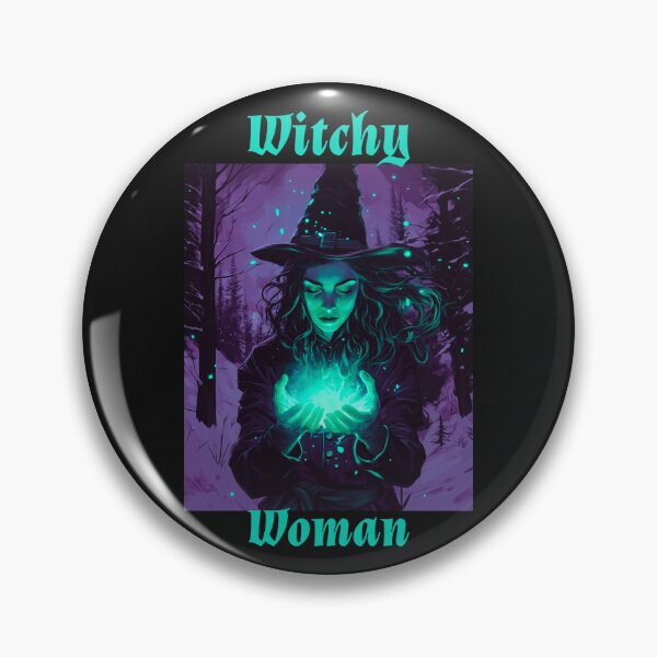 Item preview, Witchy Woman in the Snow Casting Spell Tee shirt designed and sold by Pocket Gravity.