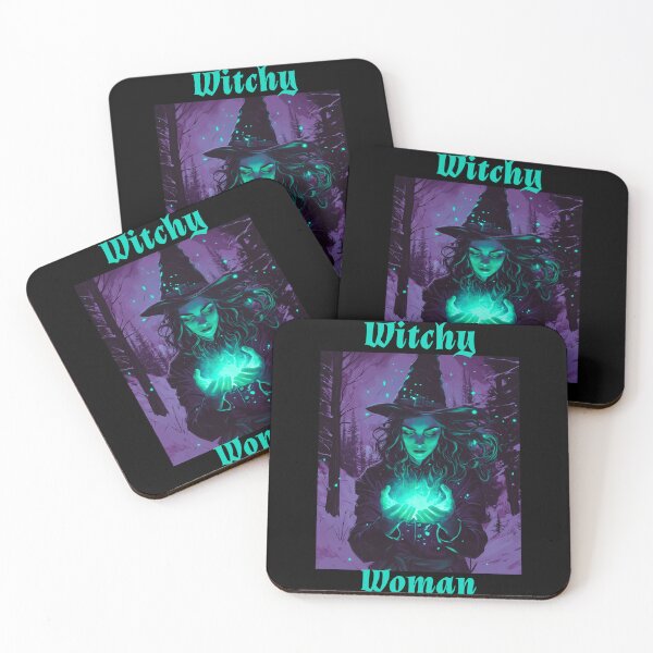 Item preview, Witchy Woman in the Snow Casting Spell Tee shirt designed and sold by Pocket Gravity.