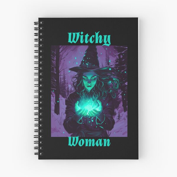 Item preview, Witchy Woman in the Snow Casting Spell Tee shirt designed and sold by Pocket Gravity.