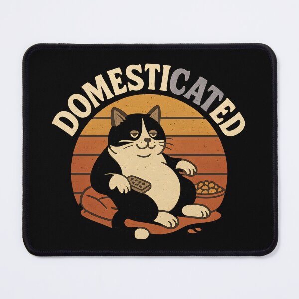 Item preview, domestiCATed – Cozy Indoor Cat Tee designed and sold by SVALANART.