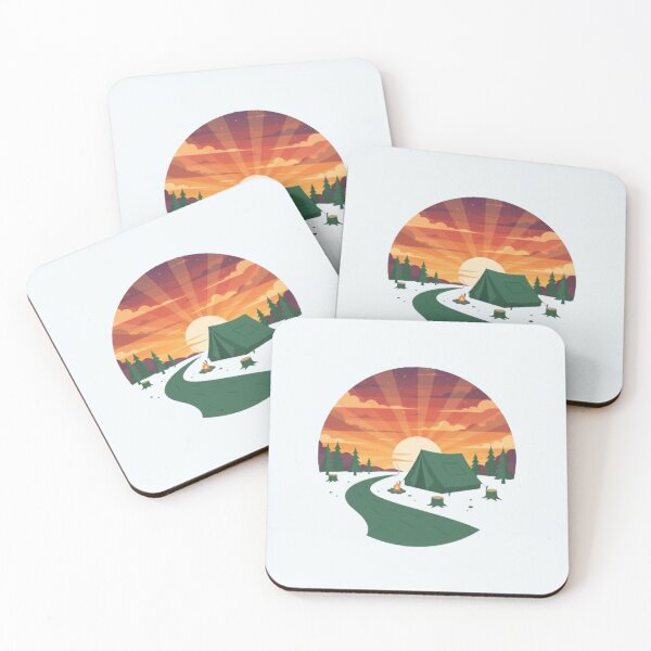 Item preview, Starlit Haven: A Cozy Campsite in Nature’s Heart designed and sold by annenambiro.