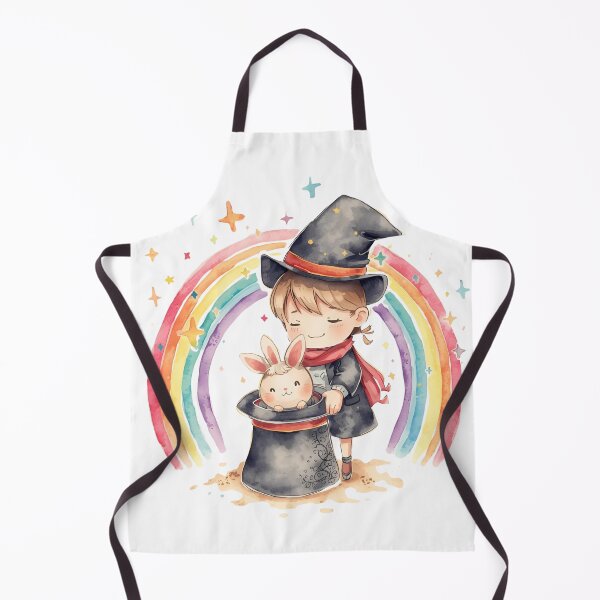 Item preview, Cute magician pulls rabbit out of hat designed and sold by SimonsDesignArt.