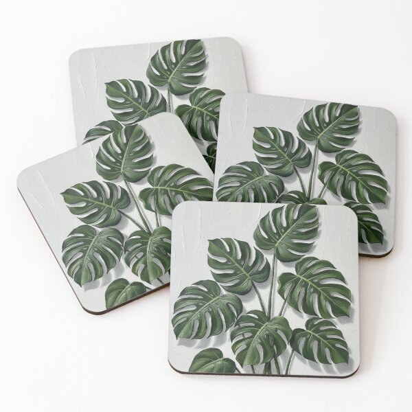 Item preview, Retro oil painting monstera plant designed and sold by 2rose.