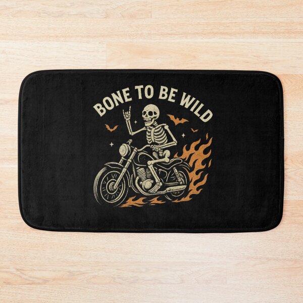 Item preview, Bone To Be Wild – Skeleton Biker Halloween Design designed and sold by AddictiveDesign.