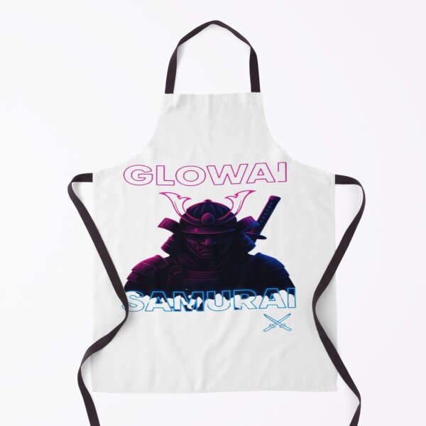 Item preview, GlowAI Samurai – Neon Cyber Warrior Art designed and sold by GlowAIDesigns.