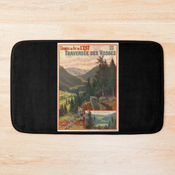 Item preview, Vintage Vosges Travel Poster | Chemins de fer de l'Est Scenic Rail | Early 20th Century Art | Eastern Railways Tourism France designed and sold by artofuniverse.