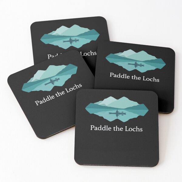 Item preview, Scottish Kayaking Paddle the Lochs Design | Scotland Mountain, Loch & Kayak Reflection Gift designed and sold by Loom on the Loch.