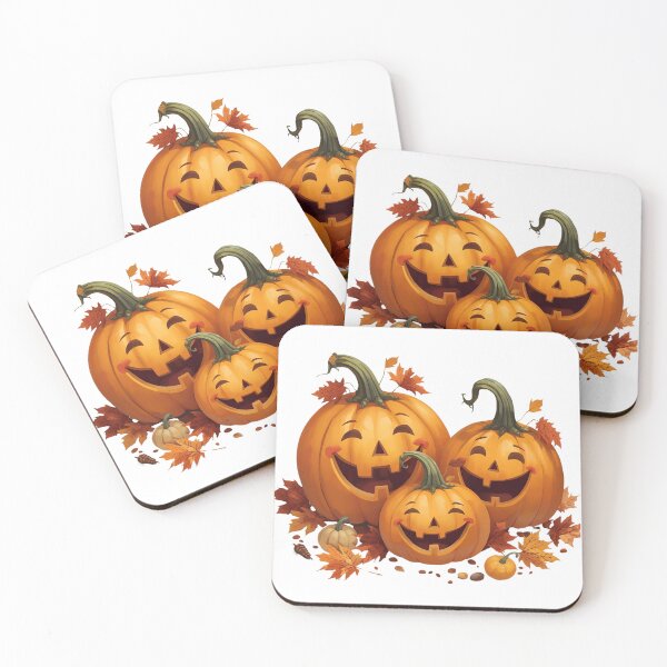 Item preview, Smiling pumpkin family designed and sold by SimonsDesignArt.