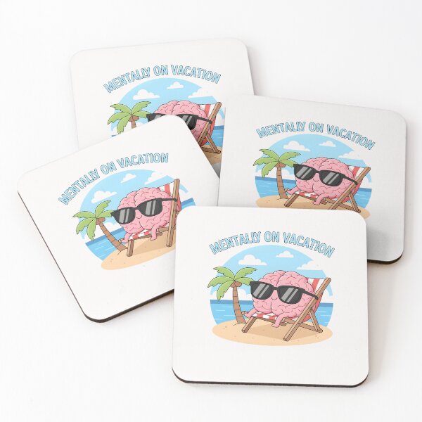 Item preview, Mentally On Vacation – Funny Office Humor Shirt designed and sold by MofazStyle.