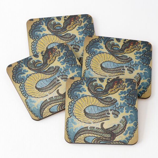 Item preview, Water Snake on Parchment designed and sold by Wizard-of-Ogden.