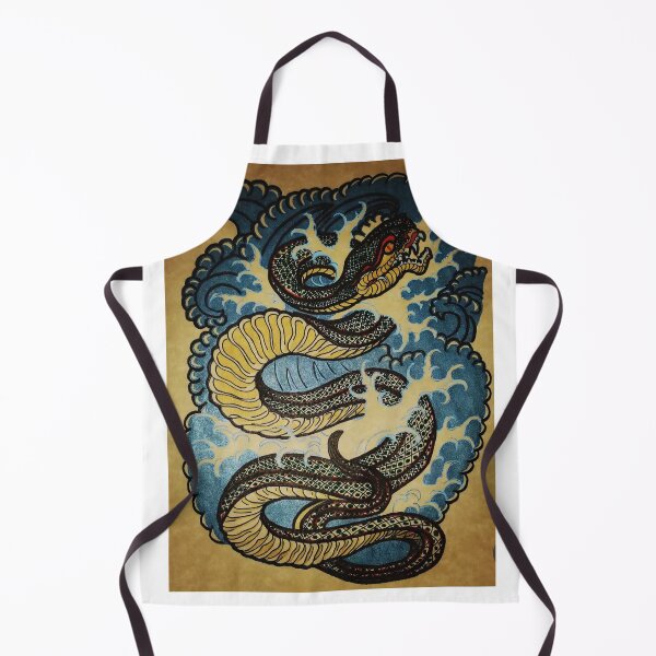 Item preview, Water Snake on Parchment designed and sold by Wizard-of-Ogden.