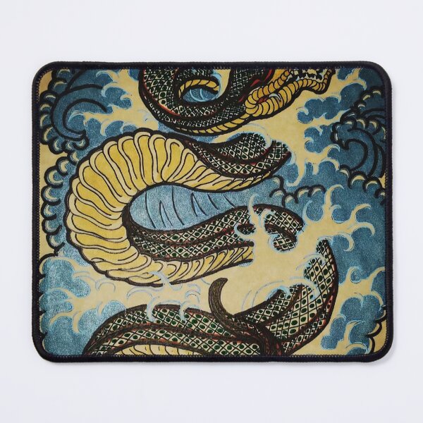 Item preview, Water Snake on Parchment designed and sold by Wizard-of-Ogden.