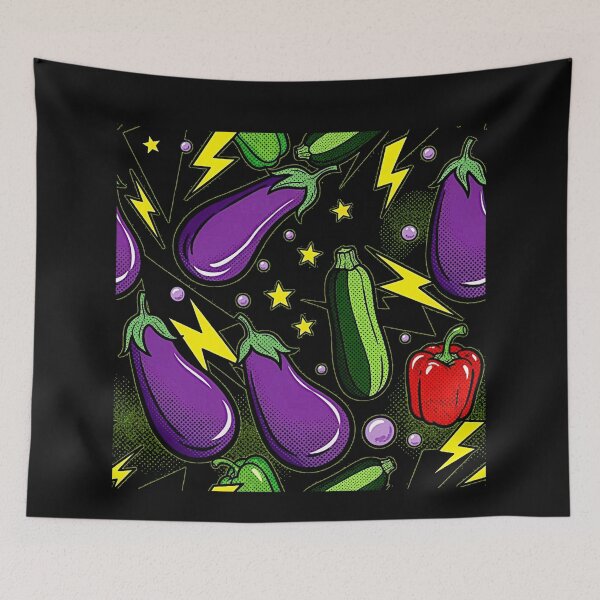 Item preview, Pop Art Mediterranean vegetables designed and sold by Helios Be. Lavsh.