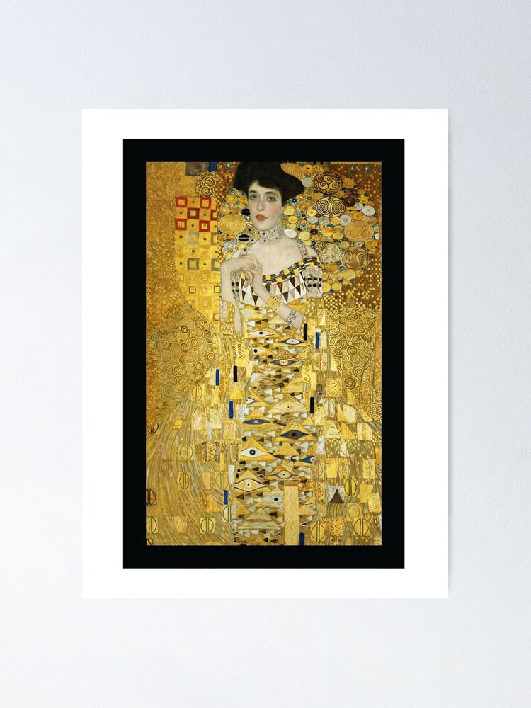 "Portrait of Adele BlochBauer I by Gustav Klimt" Poster for Sale by