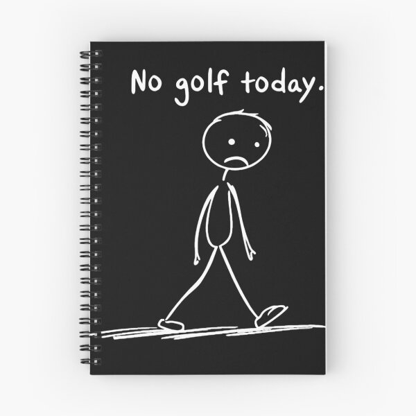 Item preview, No Golf Today Funny Sad Stickman Golfer Golfing Men Women designed and sold by clothesy7.