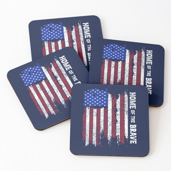 Item preview, Home of The Brave - American Flag designed and sold by Rich Summers Art.