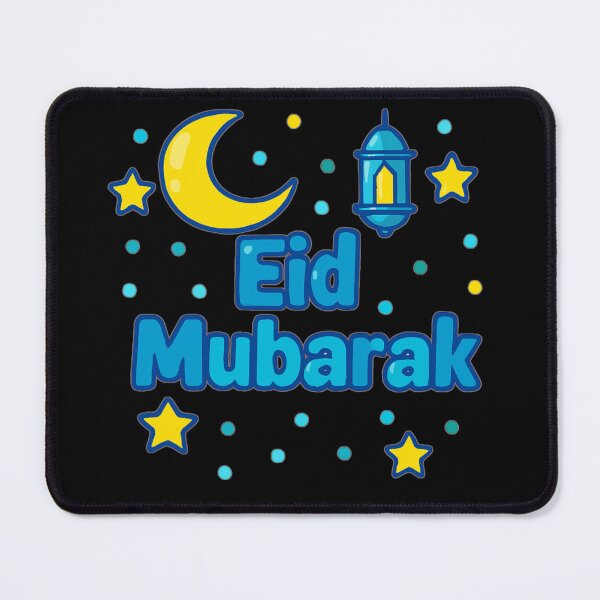 Item preview, Playful "Eid Mubarak" Cartoon Moon & Lantern (V.3) designed and sold by D-Islamic.