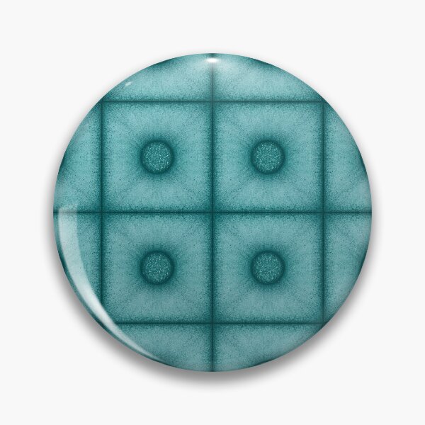 Item preview, Pattern of "Poof" tile in the turquoise color designed and sold by Cherevan.