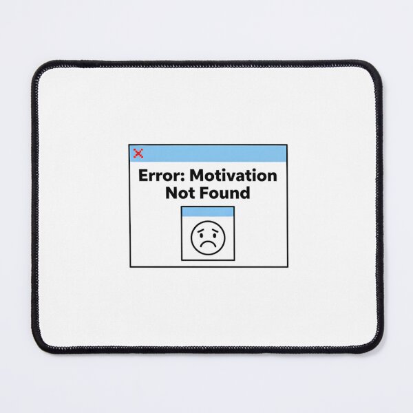 Item preview, Error Motivation Not Found – Funny Tech Meme Shirt designed and sold by MofazStyle.