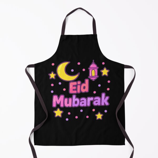 Item preview, Playful "Eid Mubarak" Cartoon Moon & Lantern (V.4) designed and sold by D-Islamic.
