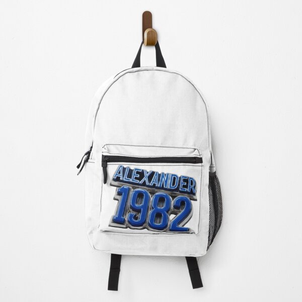Item preview, Alexander 1982 – Blue Chrome Retro Name Design designed and sold by AlexLineArt.