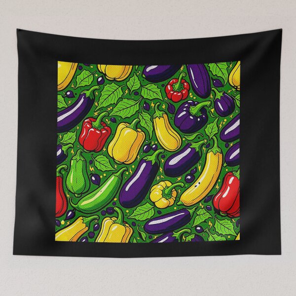 Item preview, Pop Art Mediterranean vegetables #2 designed and sold by Helios Be. Lavsh.