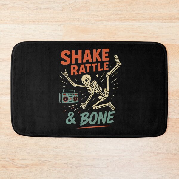Item preview, Shake, Rattle & Bone – Dancing Skeleton Halloween Design designed and sold by AddictiveDesign.