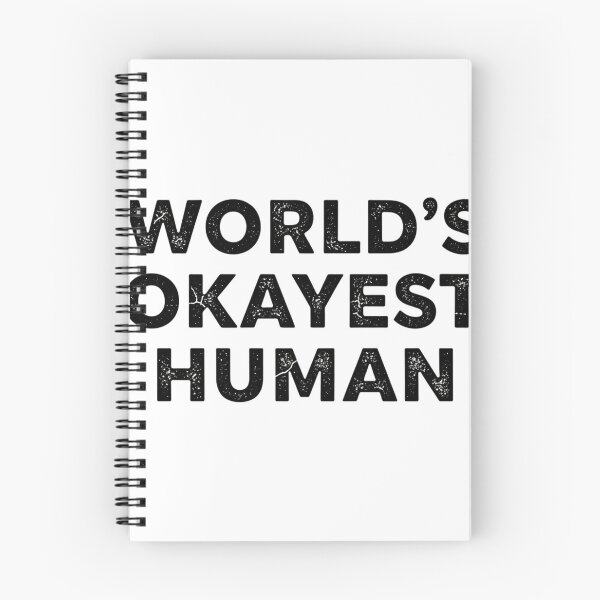Item preview,  World’s Okayest Human – Self Humor Funny Shirt designed and sold by MofazStyle.