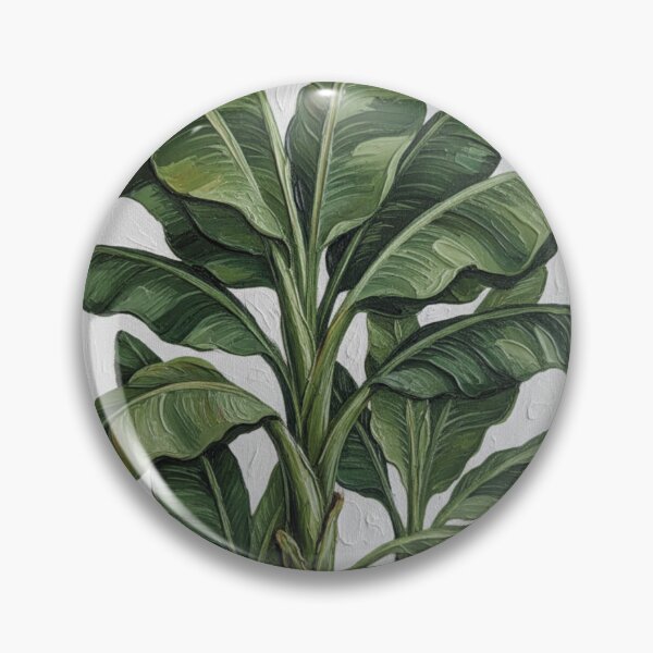 Item preview, Retro oil painting banana plant designed and sold by 2rose.