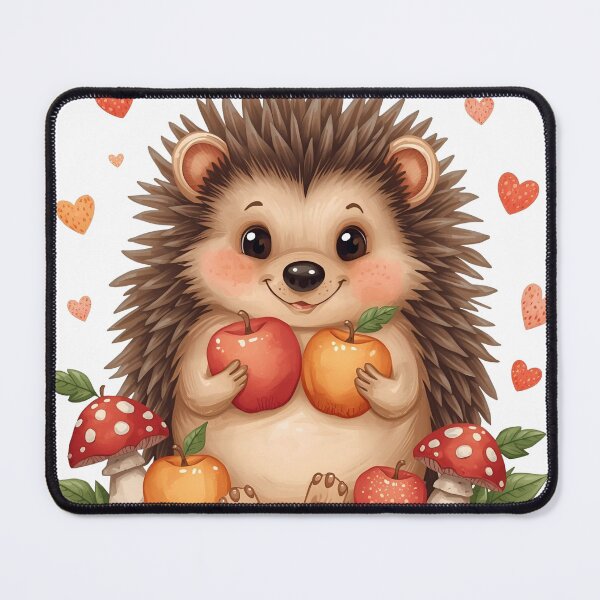 Item preview, Autumn motif with little hedgehog designed and sold by SimonsDesignArt.